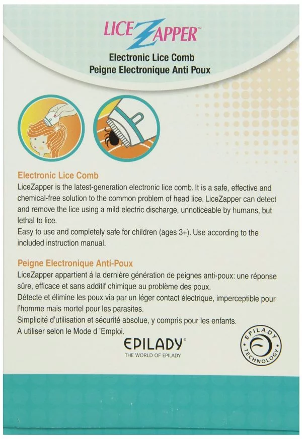 Lice Zapper Electronic Comb Kills Head Lice